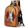 WECECE Zaini Rabbit 3D Print Ragazzo 13 Anni Zaino per Computer Animal Bunny Motif Ragazze Classe 6-8 Cartella Scolastica Comodo Impermeabile Scuola e Tempo Libero Bookbag