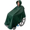 ActionCare - Poncho impermeabile per sedia a rotelle (Verde scuro)