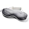 Irisana - Maschera Termica Calda e Fredda - Con Lino e Lavanda - In Grigio - 10 x 2,5 x 23 cm - Sacchetto di Semi per Microonde - Ideale per il Congelatore
