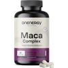 OnEnergy Complesso Maca 1200 mg - Estratto 20:1 - 90 capsule - Contiene L-arginina, zinco, fieno greco, L-citrullina malato e panax ginseng rosso - Per uomini e donne - 3 mesi di fornitura