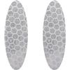 4R Quattroerre.it 5562 Adesivi Rifrangenti Ovali Diamond Flat, Bianco, Set di 2