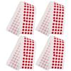Toyvian Adesivo Privacy per Lente Fotocamera in Pet Rosso 400 Pezzi | Privacy Sticker For Camera Lens, Applicazione Facile, per Lente Fotocamera e Webcam, Protezione Privacy