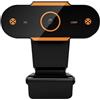 Generico Webcam 4K for PC, webcam USB Plug & Play, for riunioni aziendali di fascia alta e live streaming, con microfono con cancellazione del rumore, correzione automatica della luce,