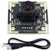KFWAPO For modulo fotocamera USB OV9732 60 72 100 160 180 gradi regolabile 1280 * 720 720P 1 MP senza driver, for scansione codice QR Riconoscimento facciale(100 degree No aberrations MF)