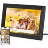NETTIPS Frameo, cornice digitale per foto da 10,1 pollici, schermo touch LCD IPS da 1280 x 800, 16 GB, supporta schede SD, condividi momenti felici istantaneamente tramite