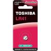 Toshiba Batteria alcalina Lr 41 da 1,5 V equivalente a: 192, Gp192, V3Ga, Ag3, L736