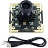 KFWAPO For modulo fotocamera USB OV9732 60 72 100 160 180 gradi regolabile 1280 * 720 720P 1 MP senza driver, for scansione codice QR Riconoscimento facciale(72 degree Micro aberration MF)