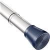 Rod&Trikin Aste Per Tende Senza Forare Asta Telescopica Tenda Bacchette Tende a Pressione Estensibile Bastoni Per Tende Allungabili Argento 73-145CM