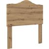 vidaXL Testiera Rovere Artigianale Legno Multistrato, Testiera Letto Moderna, Design Retangolare, Mobili Minimalisti, Decorazione Resistente per Camera da Letto