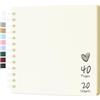 Hiwhy Album fotografico personalizzabile,18x18 cm,40 pagine,crema | 20 Fogli,Carta Kraft Resistente - Album Ricordi Bebè,Famiglia,Compleanno,Matrimonio,Anniversario