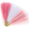 AFAMITOO Erba artificiale rosa della pampa 45 cm - 6 pezzi riempitivi per vasi per casa, feste, matrimoni, decorazione per la casa - erba artificiale
