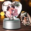 Emoragifou Cornice portafoto in cristallo 3D personalizzata, con stampa UV personalizzata con la tua foto, regalo di compleanno di Natale personalizzato per donne, uomini, coppie, mamma, papà, lei