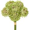 Arborus 3 bouquet di crisantemi artificiali, 22,9 cm, in finta seta, fiori artificiali realistici, fiori finti verdi, per composizioni floreali, matrimoni, casa, primavera