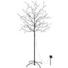 Lunartec Albero decorativo LED solare a fiori di ciliegio, 150 cm, 152 LED, IP44