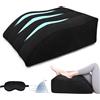 ProPillows Cuscino per Gambe - Cuscino a Cuneo con Maschera per Dormire, cuscino cuneo per Letto e Divano, Cuscinos Ginocchia per Dormire Riattiva Circolazione, Sollievo per Gambe Pesanti