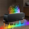Jeebel Diffusore Aromi per Oli Essenziali, Diffusore con Rilevamento Ritmo/Variazione Fiamma RGB/Telecomando/7 modalità/Timer, 250ml Mini Umidificatore Portatile per Aromaterapia Camera Letto/Ufficio