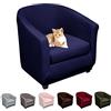 Lydevo Copripoltrona 1 Posto Elasticizzato,Copripoltrona con Cuscino Separato,Fodere per Poltrona da Cocktail Universale Lavabile Rimovibile,Coperture Protettive per Poltrona Club per Tullsta,Blu Navy