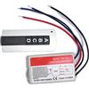 Namvo Muro Interruttore e Telecomando a Senso Unico ON/off 220V - 240V Digital Light Interruttore Radio a Parete con Telecomando Controllo Ritardo