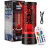 DoXtreme Lampada Vulcano LED con Effetto Eruzione, 17 Colori + 4 Modalità Luce, Telecomando RF 15m - Lampada Atmosfera con Timer 8h, Riscaldamento Sicuro per Camera, Ufficio, Regalo