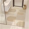 Lukery Tappetino Bagno a Moderno, Grandi Tappeti da Bagno Antiscivolo Assorbente, Tappeto in Diatomite Asciugatura Rapida Tappetino per Cucina Doccia (Cachi,50x80cm)