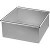 Generic Teglia quadrata antiaderente con fondo rimovibile, in lega di alluminio da 12,7 cm, riutilizzabili, per cucina, sale cottura, negozio