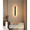 niuniaj Applique da parete a LED Interno Moderni con Telecomando,60CM Luci