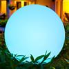 Aimosen RGB Lampada Solare a Sfera per Esterni, 30 cm LED Solare con Telecomando, 16 Colori Cangianti, Lampada a Sfera 1200 mAh Ricaricabile di Tipo C, Impermeabile IP66 per Prato Cortile Patio Stagno