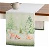 Maison d' Hermine Maison d'Hermine - Runner da tavola in 100% cotone, lunghezza 150 cm, per decorazioni natalizie, casa, cucina, sala da pranzo, feste, matrimoni, addio al nubilato (mattina invernale, 50 cm x 150 cm)