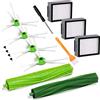 BaBuZom Kit di Accessori Ricambi per iRobot Roomba E&I Serie E5 E6 E7 i3 i3+ i4 i4+ i6 i6+ i7 i7+ i8 i8+ Aspirapolvere,1 Set di Spazzole in Gomma, 4 Spazzole Laterali, 3 HEPA Filtro
