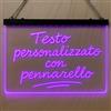 Generico Insegna a led personalizzabile da te tabella luminosa personalizzata luce multicolore per locali bar uffici feste on air o semplice comunicazione