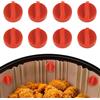AOOTE Friggitrice Ad Aria Magnetica in Silicone Fibbia, 8 PCS Fibbia Magnetica in Silicone, per Tenere Premuto Friggitrice Ad Aria Pergamena Carta, per Vari Modelli di Friggitrici Ad Aria