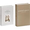 DONGKER Libri decorativi, set di 2 libri decorativi pieghevoli ed eleganti per l'arredamento di casa, libri finti moderni per decorare librerie, tavolini e mensole in soggiorno