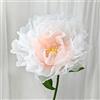 Generic Peonia Artificiale Gigante in Tulle Fiori Giganti per Allestimenti con Base Legno Alta 170cm, Gambo Pieghevole per Matrimonio, Compleanno, Giardino, Ufficio, Vetrina e Arredamento Casa(Pink)