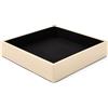 Eglooh Minerva Svuotatasche Uomo in Cuoio Rigenerato e Microfibra - Vassoio Portaoggetti e Organizer per Comodino e Ingresso Moderno - Made in Italy