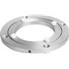 Tomotato Cuscinetto Lazy Susan, Anello per Cuscinetto per Giradischi Rotante Silenzioso Anello per Giradischi in Lega di Alluminio Piastra Girevole Hardware Base Lazy Susan per Tavolo(5inch)