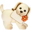 THUN - Cane con Cartello Personalizzabile - Living, Icone, Animali e Minianimali - Ceramica Dipinta a Mano - 17,9x12,6x10 cm h
