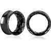 Vankula Dilatatori Lobo Double Flared tunnel dilatatore orecchie Design a Serpente in Acciaio inossidabile lobi piercing espansori Gioielli Uomo Donna 14mm(9/16) Nero