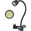 YouTeMei Lampada da macchina con base magnetica, lampada a LED per tornio, 14 W, 1400 lumen, 6500 K, flessibile, impermeabile, con base magnetica per artigianato, CNC, banco da lavoro.