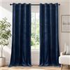 Ystyle Tende Per Interni In Velluto 2 Pezzi, 117x137 CM, Blu Scuro | Termiche Isolanti Anticaldo Tende Oscuranti per Interni per Camera da Letto e Soggiorno Moderno, Curtains con Anelli