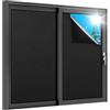 rabbitgoo Pellicola per Vetri Finestre Privacy 44.5x200cm Pellicola Oscurante Vetri Auto Non-Adesiva con Griglia Vetrofanie Privacy Finestre Anti-UV Nera Rimovibile per Ufficio, Bagno, Camera da Letto