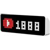 ULANZI TC001 Sveglia intelligente pixel, Contatore social media, Orologio da tavolo digitale con previsioni meteo, Tabellone segnapunti pixel art, Pomodoro orologio da comodino sala giochi e ufficio