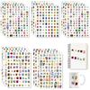 Quorumsg 20 Fogli Adesivi Lettere, Lettere Autoadesive, Adesivi Vintage a Forma di Lettera, Lettera Adesive Colorate per Scrapbooking, Cassette Postali, Decorazioni DIY