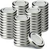 KADAX coperchi a Vite Twist-off Ø43 mm - coperchi di Ricambio in Metallo per Mini barattoli da 40ml, Chiusura ermetica