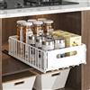 YunNasi Cassetto Estraibile Cucina, Bianco, 1 pezzi 38D X 25W X10H CM