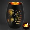 Cadimus Luce Commemorativa Lutto, Testo TedescoGeliebt und unvergessen, Für immer in unseren Herzen, Portacandele come Regalo