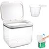 DBAATTZ Contenitore Detersivo Polvere, 4,5L Trasparenti Dispenser Detersivo Lavatrice in Plastica, Dispenser Detersivo Lavatrice con Misurino, Conservazione Per Detersivo, Per Detersivo per Bucato