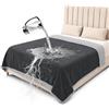 Bedding Aid Coperta reversibile impermeabile, eccellente protezione a tenuta stagna per proteggere materasso, divano, divano da pipì e fuoriuscite da adulti, neonati, cani, animali domestici (grigio