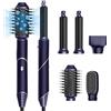 OKWRAP Air Brush 5 in 1, Hair Styler 5 in 1, Air Styler con asciugacapelli Ionico, spazzola soffiante, ferro arricciacapelli, spazzola termica, spazzola lisciante, asciuga capelli 5 in 1 per asciugare