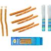 Generic 8 bastoncini Miswak con 2 supporti per la pulizia dei denti, spazzolino da denti sottovuoto aromatizzato naturale, bastoncini da masticare tradizionali per sbiancamento dei denti, salute orale e alito