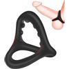 ZVKACT Cock Ring 1 Pezzo 35 Mm Nero, Anello Penieno Ritardante 3 In 1, Triangolo Stimolazione Coppie